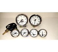 Smiths 52mm Kit Temp C Manometro Amplificatore Olio Carburante + Speedo 0-120...