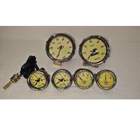Smiths 52mm Kit Temp C Manometro Amplificatore Olio Carburante + Speedo 0-120...