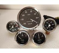 Smiths 52mm Kit Temp Olio Carburante Amp Controllo Tachimetro 140-0 Kmh 100mm