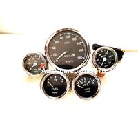 Smiths 52mm Kit Temp Olio Carburante Volt Controllo Tachimetro 0-180 Kmh 100mm