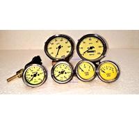 Smiths 52mm Kit Temp Olio Carburante Volt Manometro + Speedo 0-120MPH + 0-80 ...