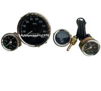 Smiths 52mm Kit Temp Olio Volt Gauge Speedo 0-180MPH In senso orario 100mm Re...