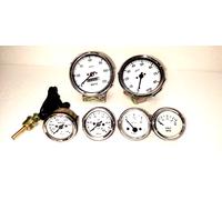 Smiths 52mm Kit TempF Manometro Volt Olio Carburante + Speedo 0-120MPH + 0-80...