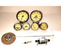Smiths 52mmTemp Olio Volt Fuel Speedo0-140 KMH Tachimetro 100 mm con 3 unità ...