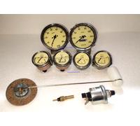 Smiths 52mmTemp Olio Volt Fuel Speedo0-140 KMH Tachimetro100mm Con 3 Unità Mi...