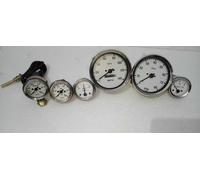 Smiths Kit 100mm Speedo + Tachimetro + 52mm Temp Olio Pressione Carburante Am...