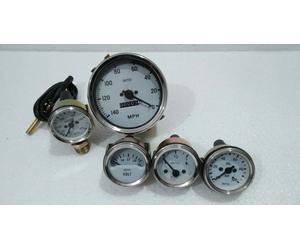Smiths Kit tachimetro 100 mm 52 mm Temp. Olio (bar)Pressione Carburante...