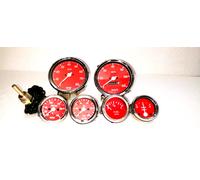 Smiths Replica 52mm-Kit- TempCOil Fuel Amp+Speedo 0-120 KMH + 0-80 RPM 100MM RC