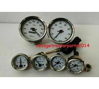 Smiths Replica 52mm Kit Temperatura Olio + Olio + Carburante + Manometro Ampl...