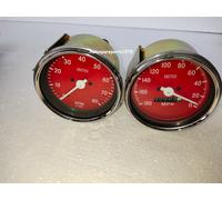 Smiths Replica Contachilometri 85mm 180-0MPH + 0-80RPM RC