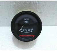 Smiths replica Elec Manometro olio 80 psi Lunetta nera