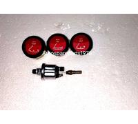Smiths replica Kit Manometro Elettrico Lunetta Cromata 52 mm Temp Olio Volt RB