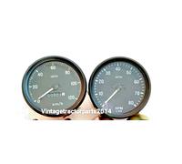 Smiths replica Manometri kit 100 mm 0-120 KMH speedo + 0-80 RPM Tachimetro BB