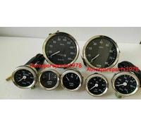 Smiths Replica Manometri Kit 2" Temp F+Olio+Carburante+Amp Gauge+4" Tachimetr...