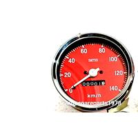 Smiths Replica Speedo 0-140KMH Tachimetro M18X1.5 Filettatura 100mm RC