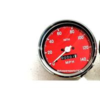 Smiths Replica Speedo 0-140MPH Tachimetro M18X1.5 Filettatura 100mm RC