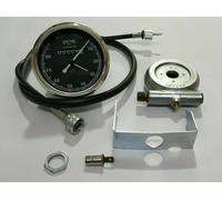 SMITHS Replica Tachimetro 80 MPH Nero + Cavo 54