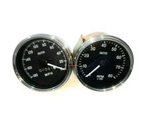 Smiths replica tachimetro da 85 mm in senso orario mph e contagiri meccanico