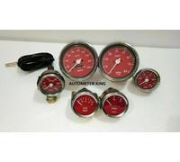 Smiths Riproduzione 52mm Kit- Temp + Olio + Carburante + Volt Controllo+ Speedo+