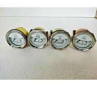 Smiths Riproduzione Elettrico Controllo Kit Cromo Lunetta 52 MM Temp Olio Fuel
