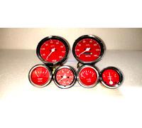 Smiths Riproduzione Kit- Elec Temp + Olio + Carburante + Amp +Speedo 0-140MPH+