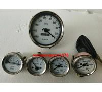 SmithsKit 100mm 180-0 KMH Speedo+52mm Temp Oil(psi)Pressure Fuel volt Replica WC