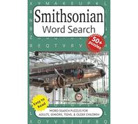 Smithsonian Word Search Puzzle Book: Word searches with easy-to-read print about the Smithsonian Institute and Natural Museum, and More. 6x9 inches, ... Gift for Vacations, Holidays and Free Times.