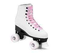 SMJ sport Pattini a rotelle da donna, classici e retrò, cuscinetti a sfera ABEC7, bianchi, per ragazze, pattini in linea, taglie 35, 36, 37, 38, 39, 40, 41