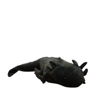 SMJWH Enorme Axolotl nero peluche anfibio imbottito morbido drago giocattolo extra large a sei punte