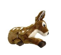 SMJWH Giocattolo di peluche realistico cervo fulvo, renna animale maculato imbottito morbido
