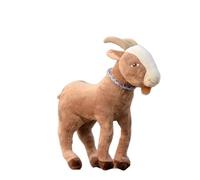 SMJWH Giocattolo realistico a forma di, morbido animale peluche con arti pieghevoli, da fattoria coccolabile, giocattolo cornuto snodabile, for amanti degli animali