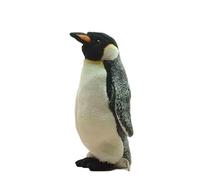 SMJWH Grande peluche realistico del pinguino imperatore, animale di pezza dettagliato con base stabile, educazione alla fauna selvatica e regalo da collezione