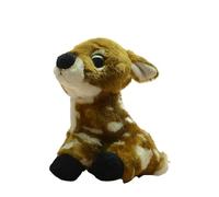 SMJWH Occhi maculati Fulvo Peluche Piccolo cervo realistico bambola Morbido farcito Animale del bosco Regalo coccolone for Nursery Decor