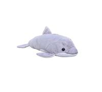 SMJWH Peluche realistico a forma di delfino, 35 cm, bambola super morbida a forma di delfino grigio, regalo di compleanno e Natale for e bambine.
