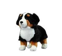 SMJWH Peluche realistico di cane da montagna bernese, cucciolo animale peluche, simpatico, regalo for gli amanti degli animali, educativo, 29 cm