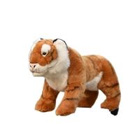 SMJWH Peluche tigre snodabile, animale di peluche realistico con arti pieghevoli, bambola morbida e coccolabile a forma di tigre del Bengala