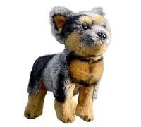 SMJWH Realistico peluche di cane blu merle, stile da bestiame australiano, simpatico cucciolo maculato, morbido regalo educativo for