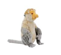 SMJWH Realistico peluche scimmia proboscide morbido naso coccolone animale di, bambola creatura della giungla for regalo compleanno for, arredamento for la scuola materna