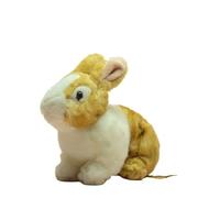 SMJWH Simpatico coniglio olandese peluche peluche realistico coniglietto arancione e bianco bambola tenero animale domestico regalo for adulti decorazioni for la casa