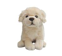 SMJWH Simpatico peluche a forma di cane Labrador, realistico cucciolo, morbido e coccoloso, in posizione eretta o seduta - Regalo for gli amanti dei cani(Sitting posture)