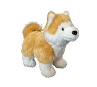 SMJWH Simpatico peluche a forma di cane Shiba Inu, realistico cucciolo Akita, Hachiko, mascotte, regalo for gli amanti dei cani, ragazzi e ragazze