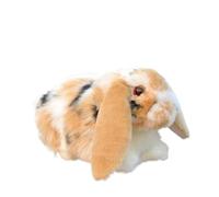 SMJWH Simpatico peluche a forma di coniglio dalle orecchie lunghe, morbido a coniglietto, adorabile bambola for, regalo(C)