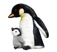 SMJWH Simpatico peluche a forma di pinguino con mamma e - Bambola imperatore/dal piede grande, regalo for