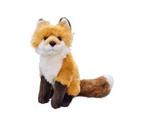 SMJWH Simpatico peluche a forma di volpe, realistico animale a rossa, bambola realistica animali selvatici for, regalo compleanno for ragazzi e ragazze, morbido coccolabile da collezione