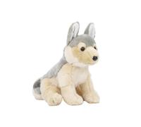 SMJWH Simpatico peluche Husky, bambola for cani di pezza morbida, regali di compleanno realistici for cuccioli di Husky siberiano for, soffice arredamento for la cameretta degli animali