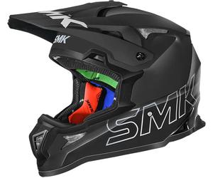 SMK Allterra Solid, casco da motocross XL female Nero Opaco