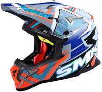 SMK Allterra X-Aces Casco da motocross, multicolore, taglia XL per maschi
