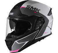 SMK Gullwing Kresto, casco flip up donna XS male Nero/Bianco/Grigio/Fucsia