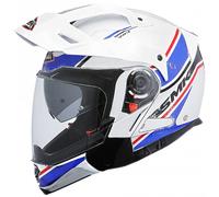 Casco da moto SMK hybrid evo tide Blanc XS