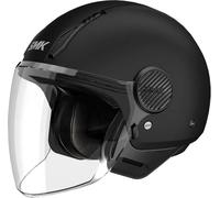 SMK Laminar Solid, casco aperto XL male Nero Opaco